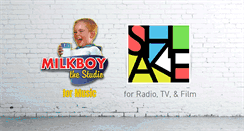 Desktop Screenshot of milkboythestudio.com